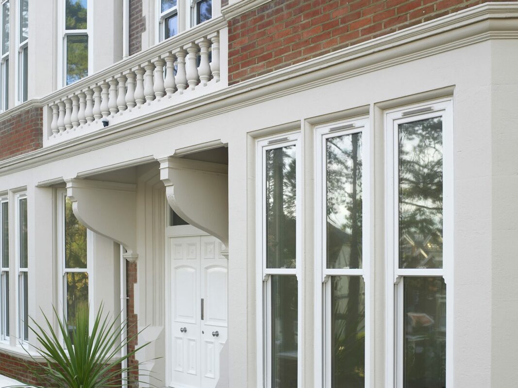 clean upvc window frames