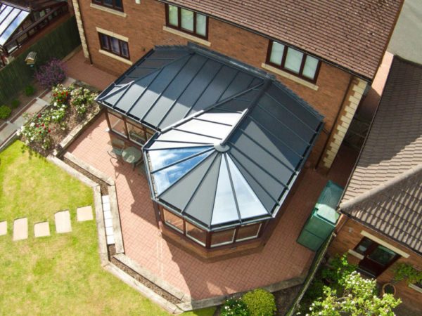 p shaped conservatory roof design